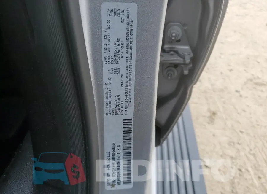 1C6SRFHT0MN550332 Photo# 12