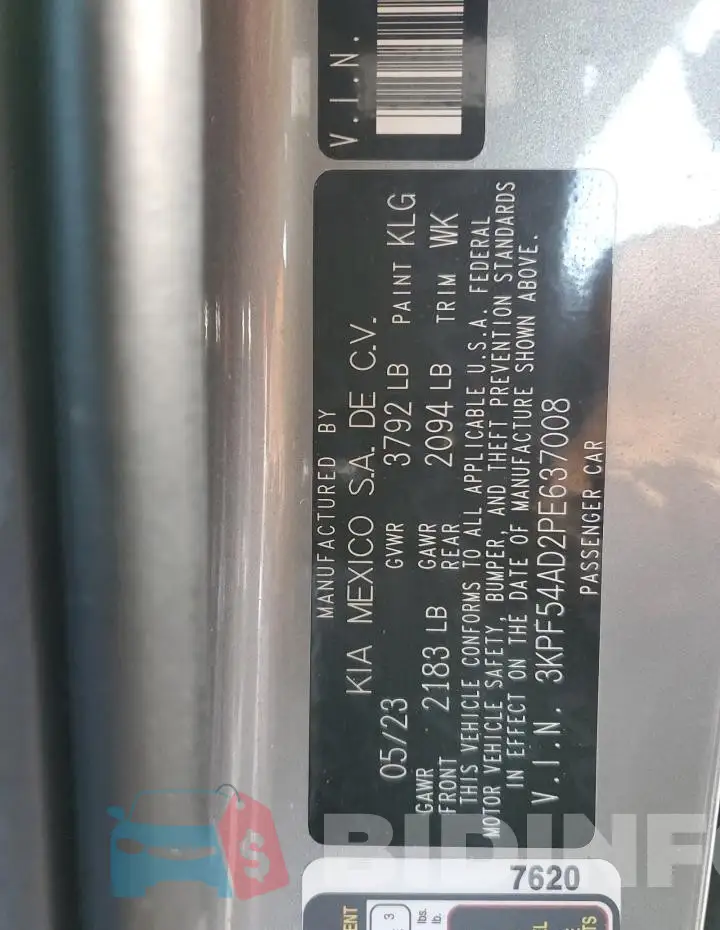 3KPF54AD2PE637008 Photo# 12