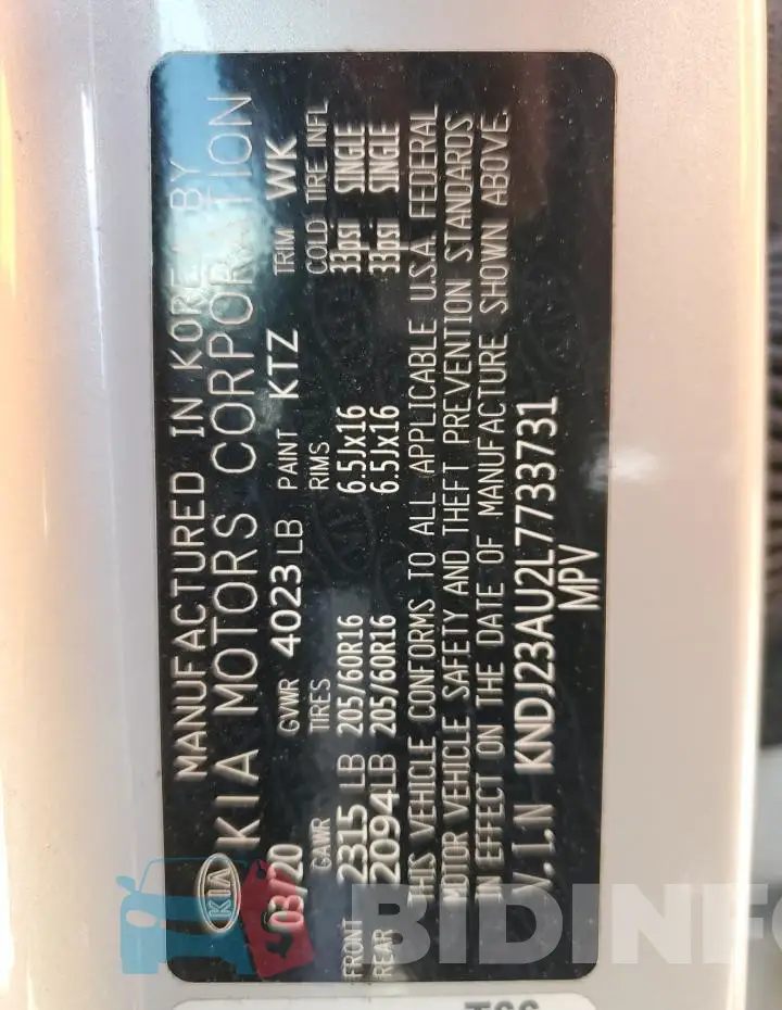 KNDJ23AU2L7733731 Photo# 12