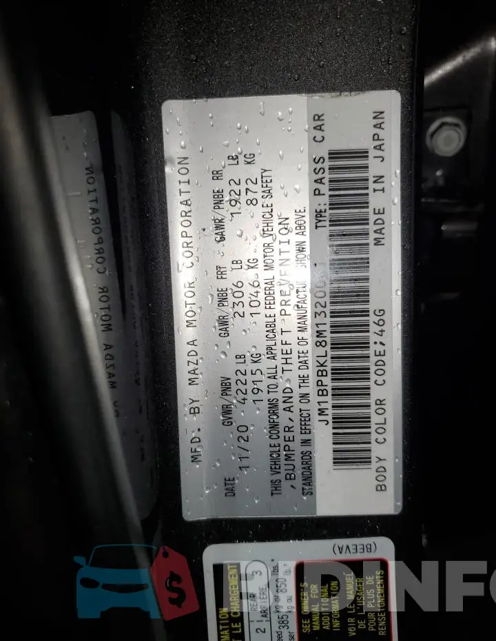JM1BPBKL8M1320061 Photo# 12
