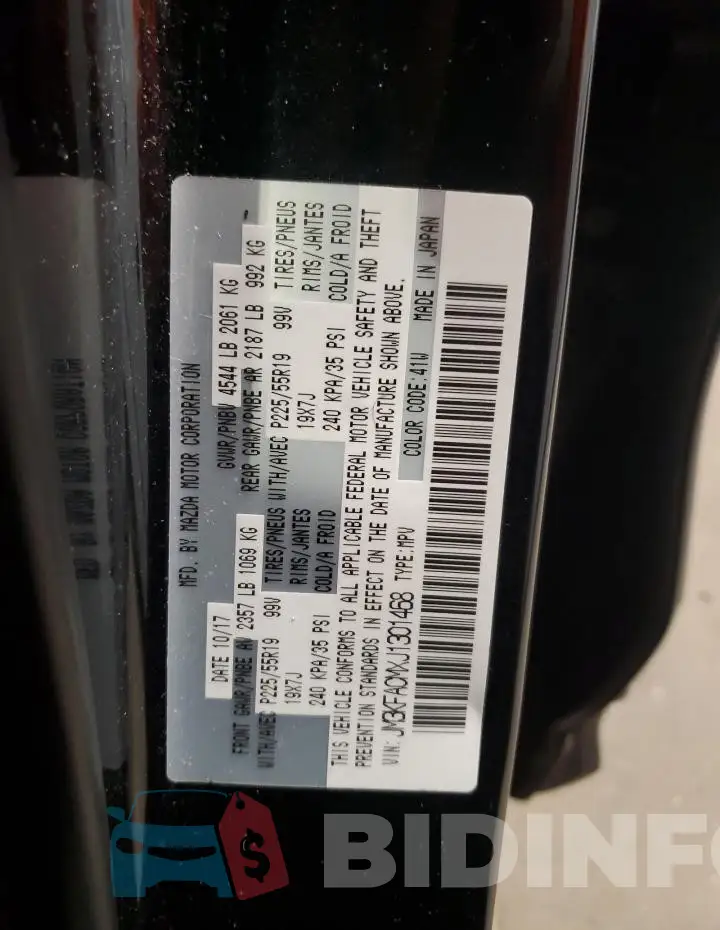 JM3KFACMXJ1301468 Photo# 12