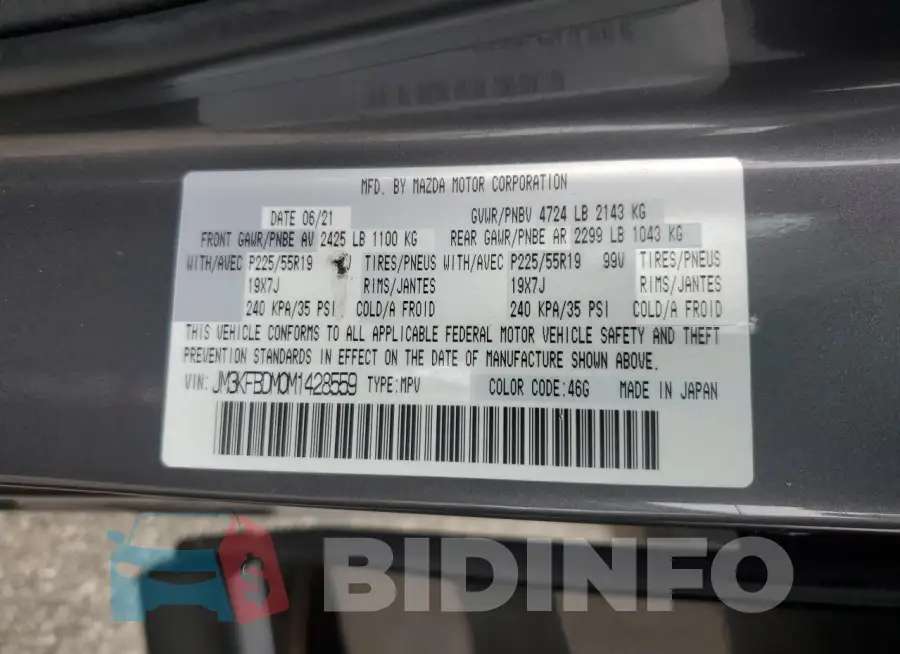 JM3KFBDM0M1428559 Photo# 13