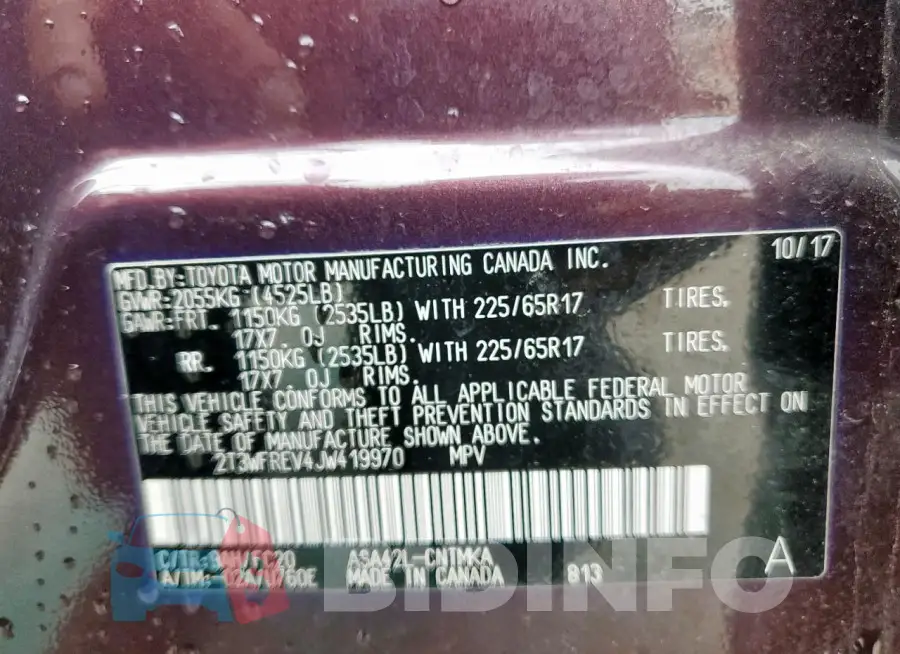 2T3WFREV4JW419970 Photo# 14