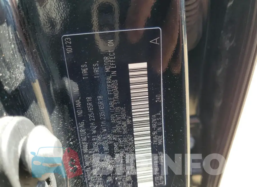 5TDKDRBH4PS526207 Photo# 13
