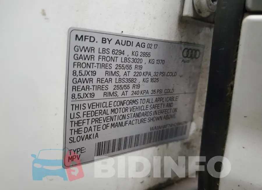 WA1AHAF74HD044234 Photo# 13
