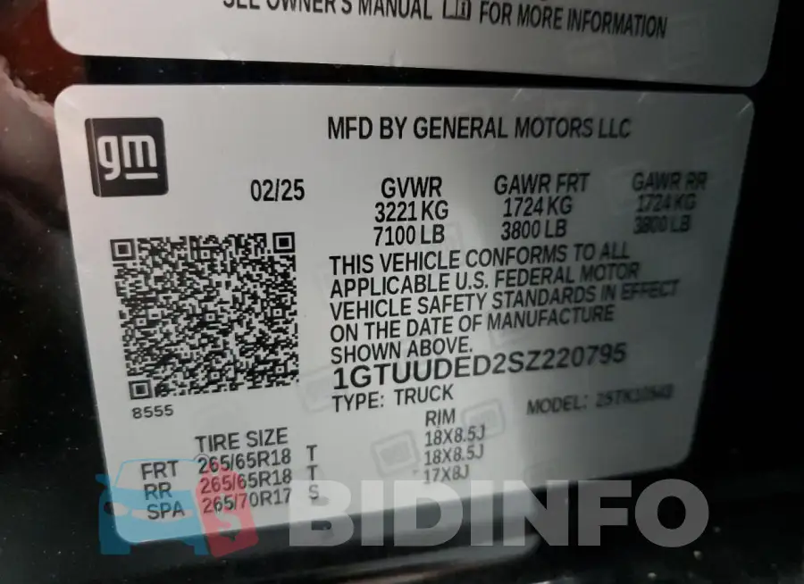 1GTUUDED2SZ220795 Photo# 13