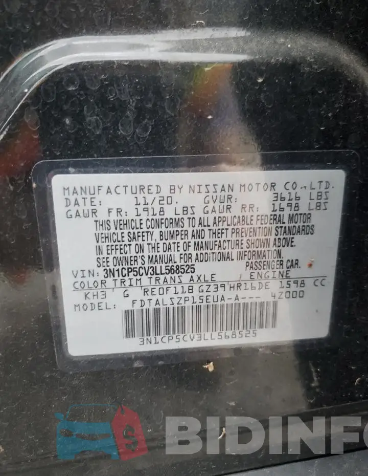 3N1CP5CV3LL568525 Photo# 13