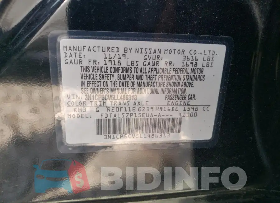 3N1CP5CV5LL486313 Photo# 14