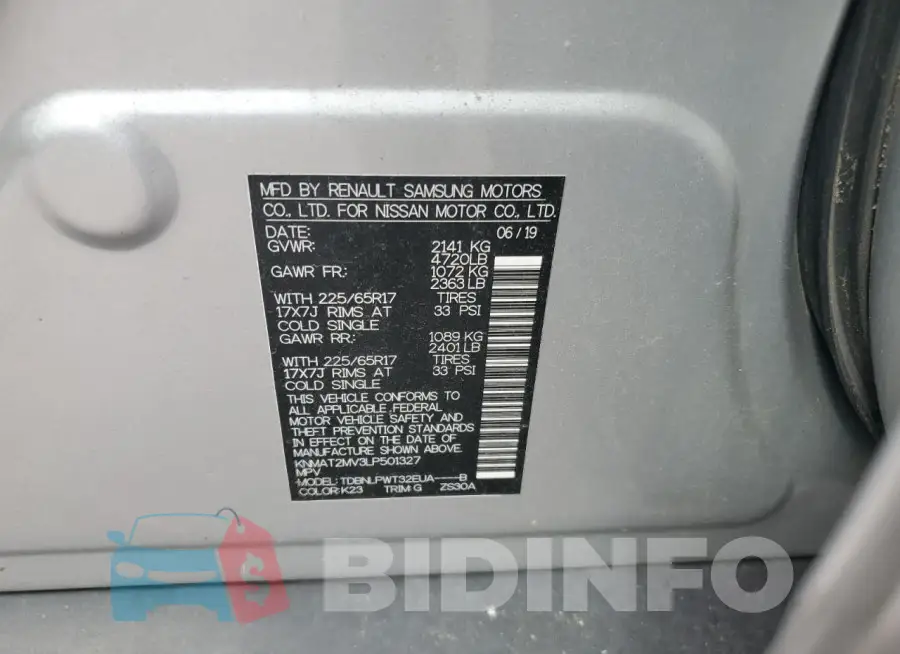 KNMAT2MV3LP501327 Photo# 12