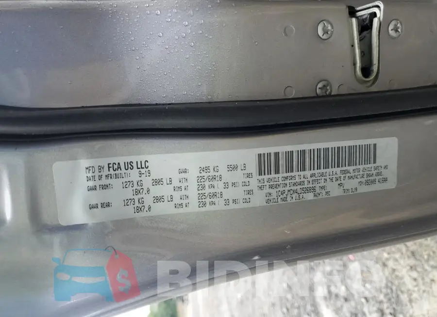 1C4PJMDX4LD526896 Photo# 13