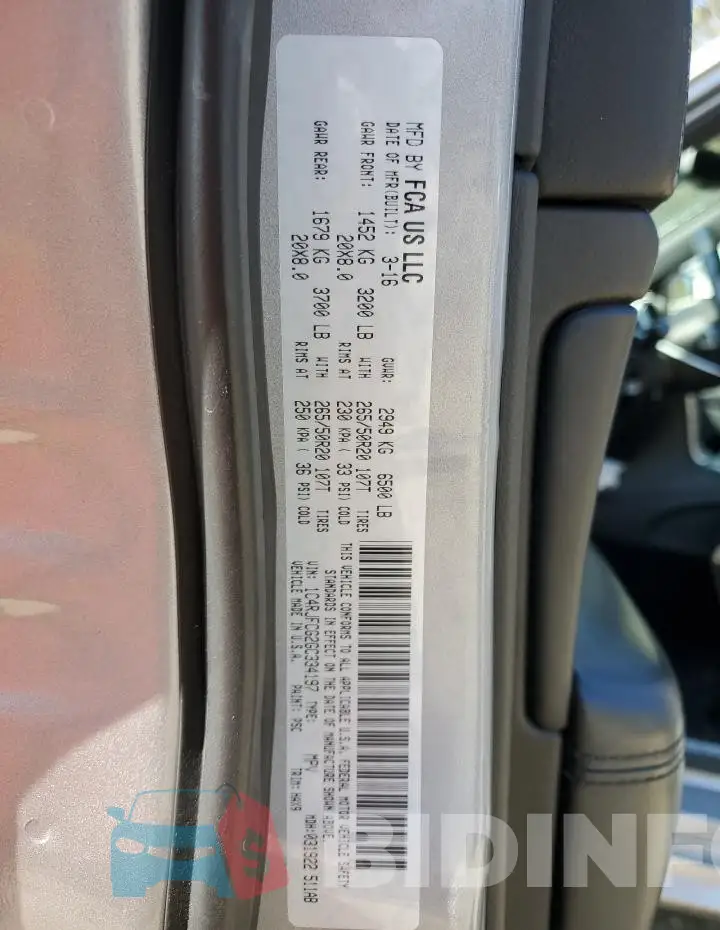 1C4RJFCG2GC334197 Photo# 13