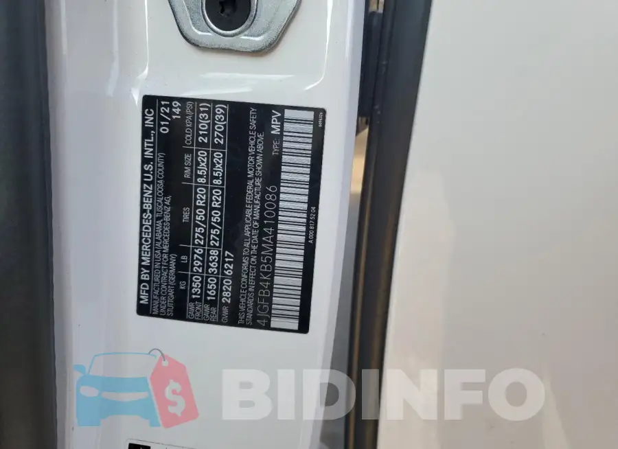 4JGFB4KB5MA410086 Photo# 14