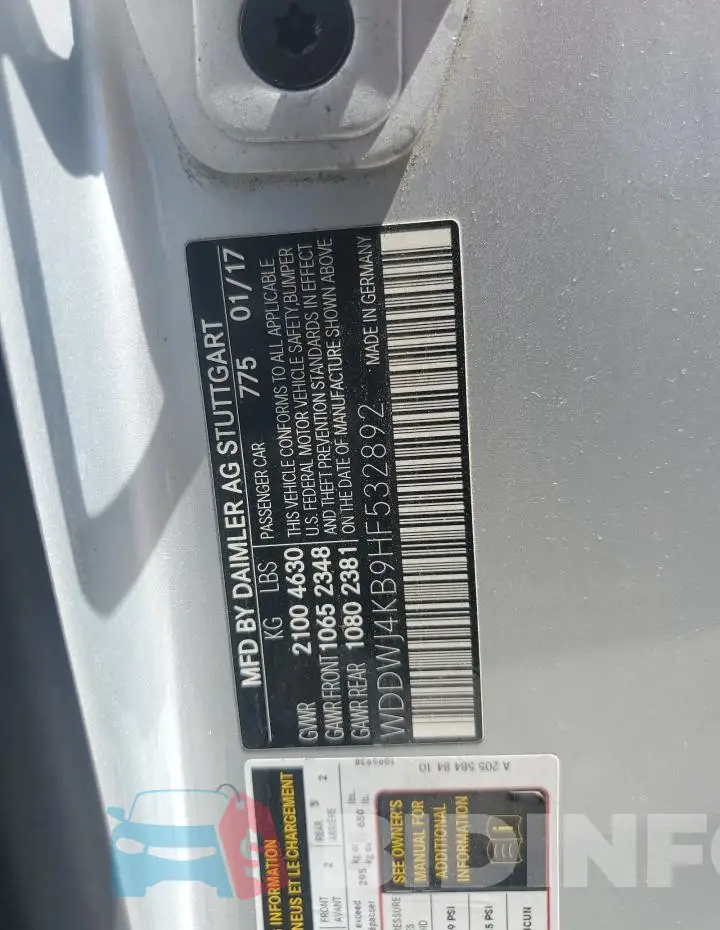 WDDWJ4KB9HF532892 Photo# 12