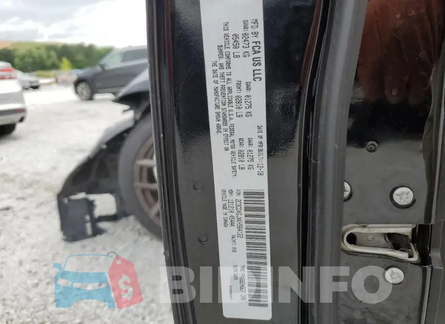 2C3CDXGJXKH564122 Photo# 12