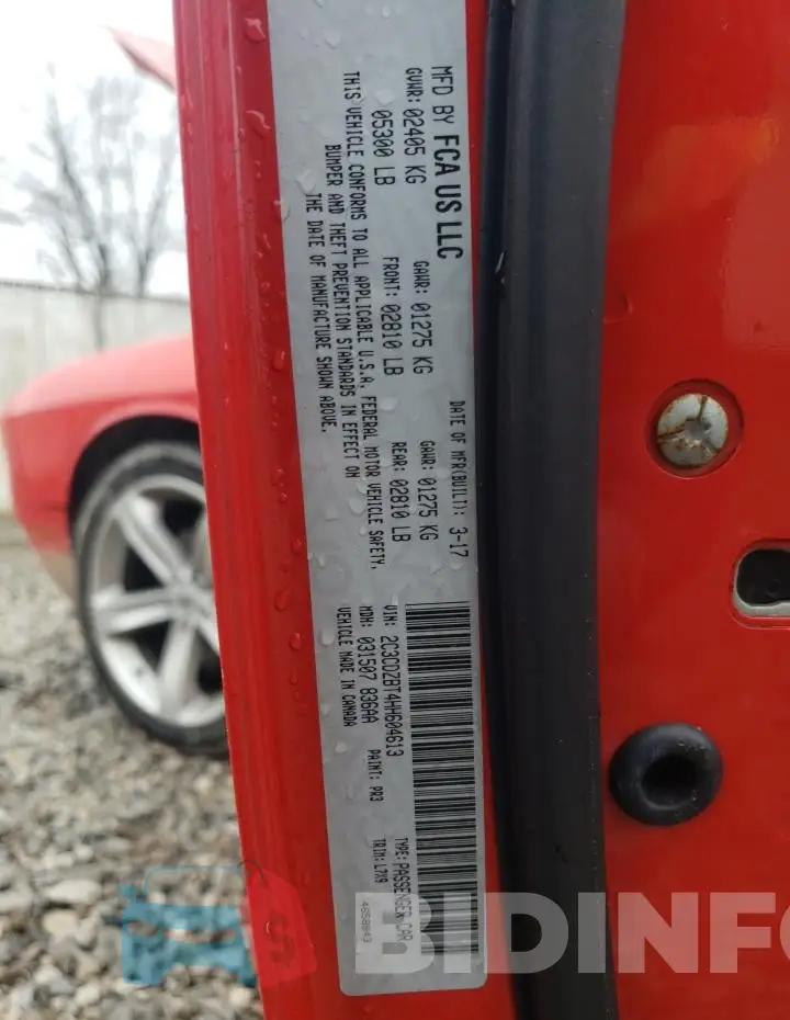 2C3CDZBT4HH604613 Photo# 12
