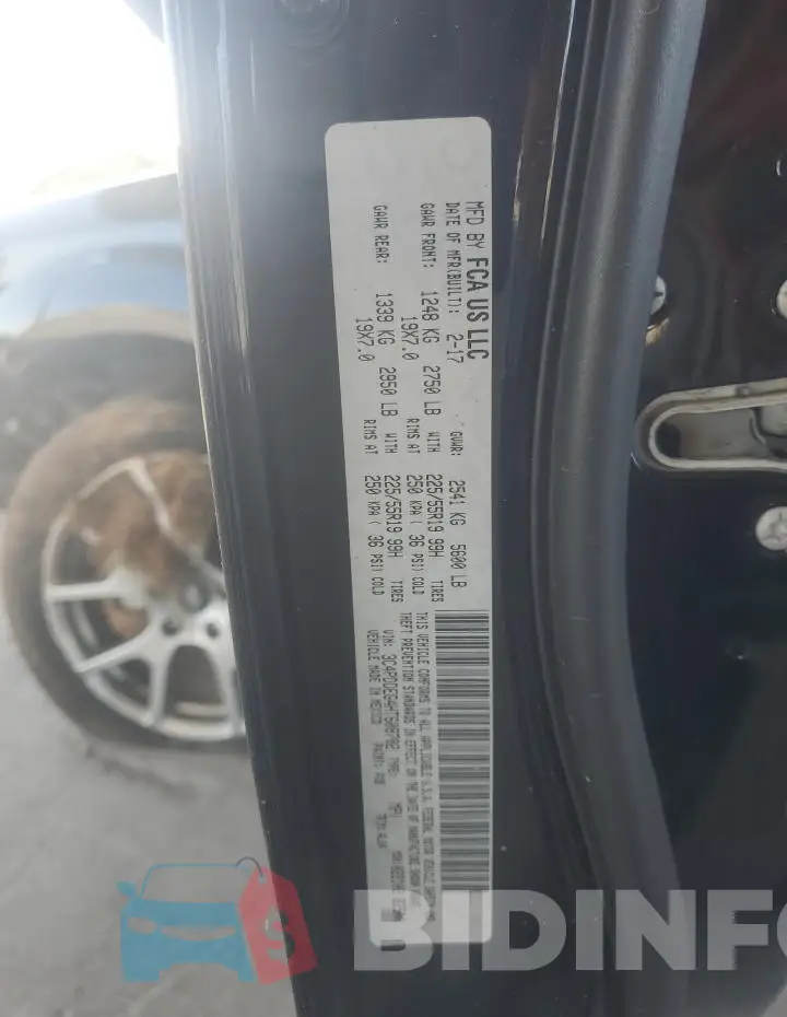 3C4PDDEG4HT608702 Photo# 13