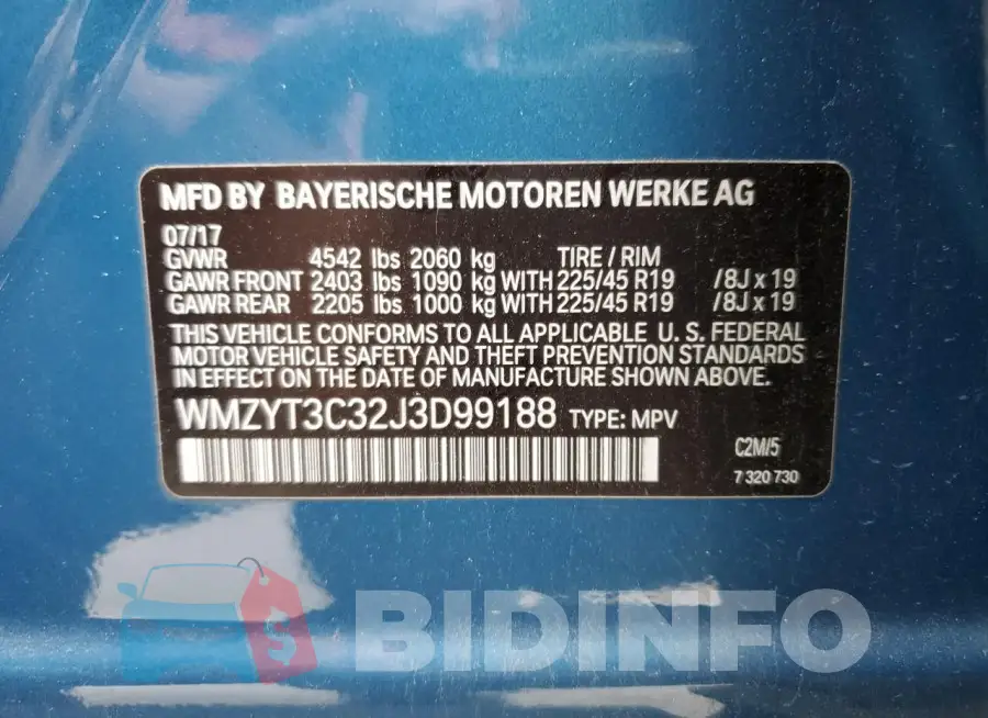 WMZYT3C32J3D99188 Photo# 13