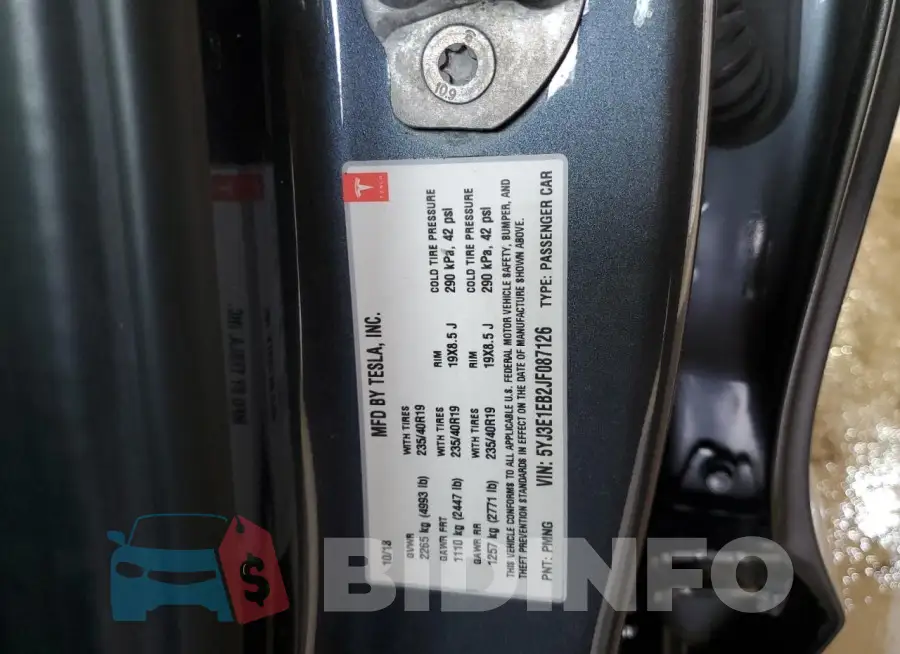 5YJ3E1EB2JF087126 Photo# 13