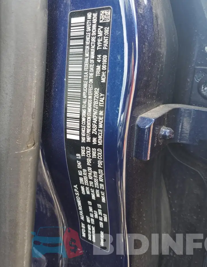 ZASFAKPN7J7B72062 Photo# 13