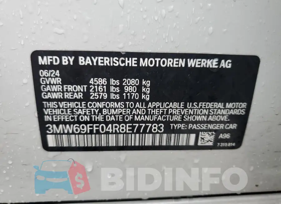 3MW69FF04R8E77783 Photo# 12