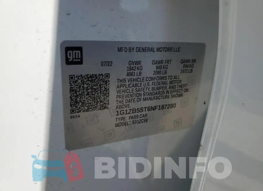 1G1ZB5ST6NF187280 Photo# 13