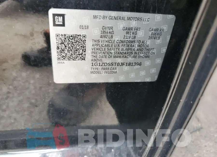 1G1ZD5ST0JF181396 Photo# 12