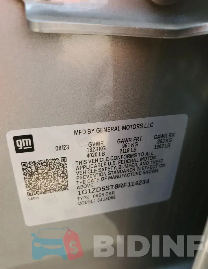 1G1ZD5ST8RF114234 Photo# 12
