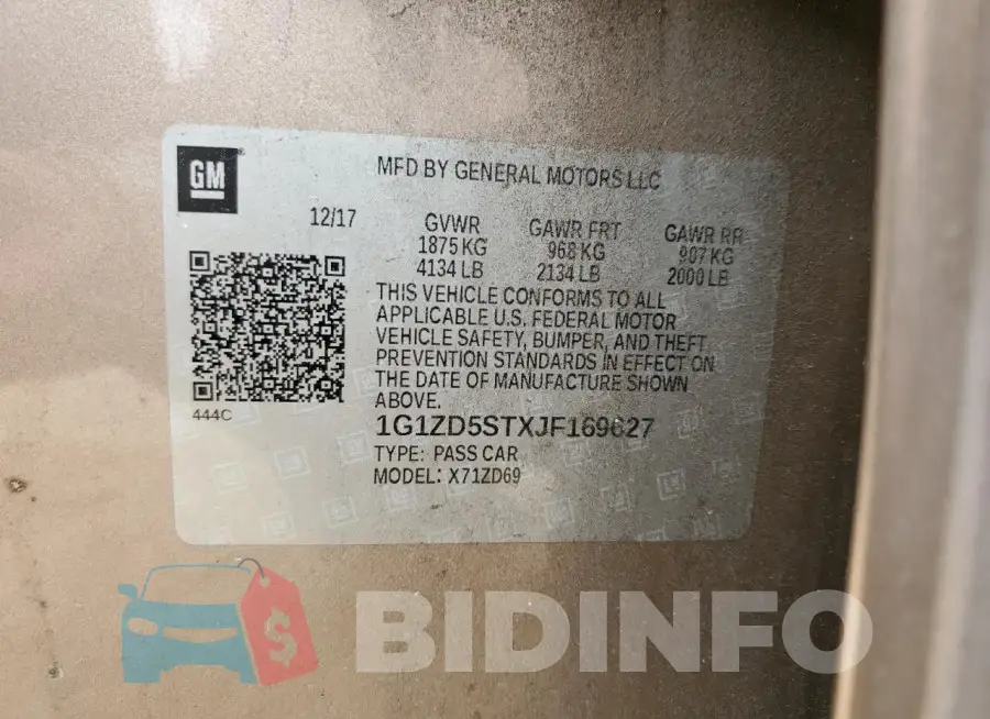 1G1ZD5STXJF169627 Photo# 12