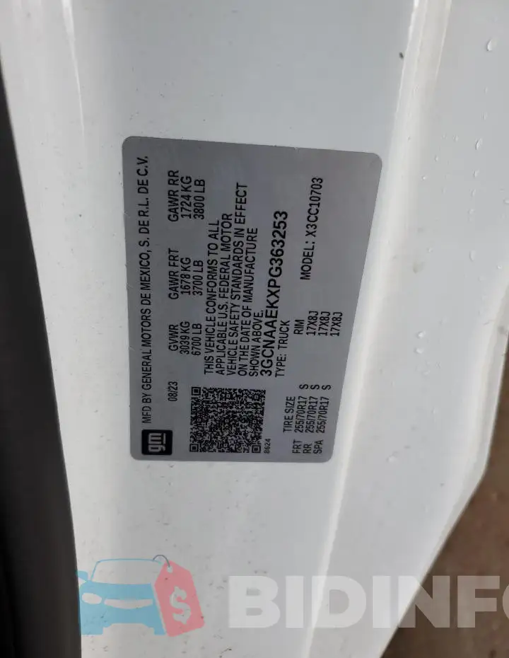 3GCNAAEKXPG363253 Photo# 12