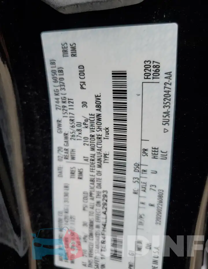 1FTER4FH4LLA29293 Photo# 13