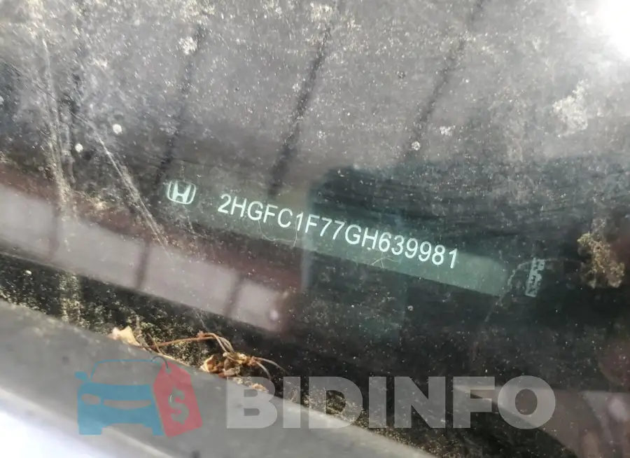 2HGFC1F77GH639981 Photo# 13