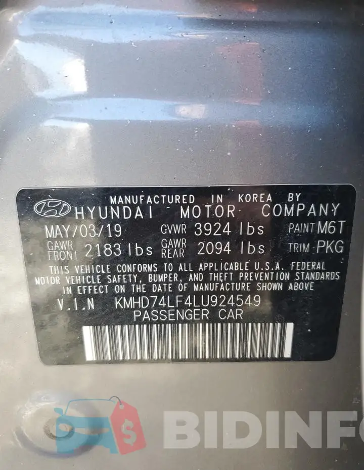 KMHD74LF4LU924549 Photo# 12