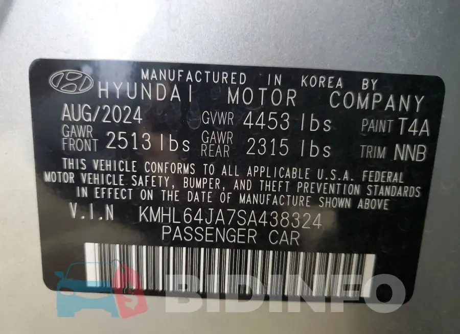 KMHL64JA7SA438324 Photo# 13
