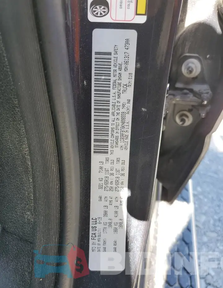 1C6SRFBT6KN898559 Photo# 12