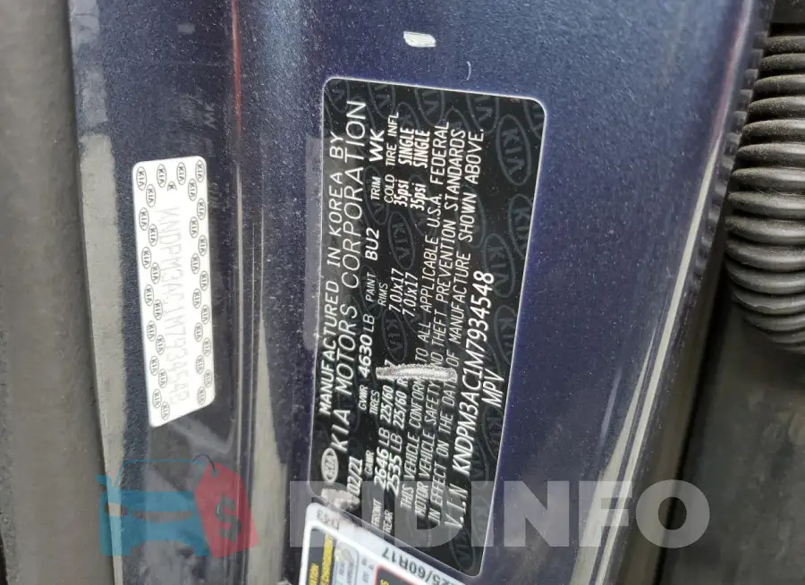 KNDPM3AC1M7934548 Photo# 13