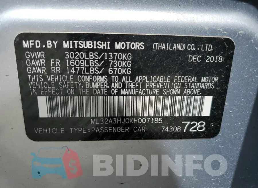 ML32A3HJ0KH007185 Photo# 12