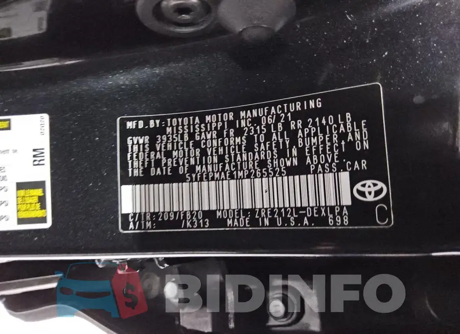 5YFEPMAE1MP265525 Photo# 12