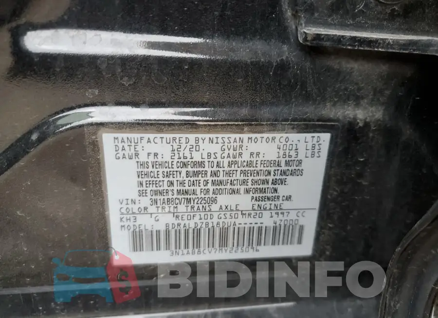 3N1AB8CV7MY225096 Photo# 13