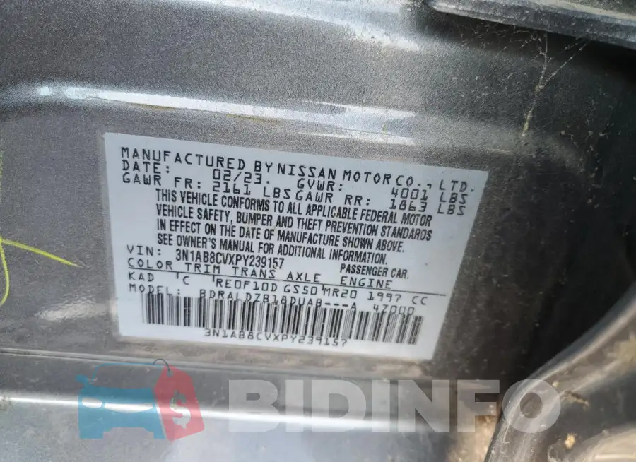 3N1AB8CVXPY239157 Photo# 12
