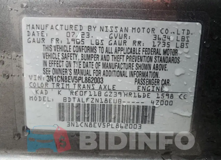 3N1CN8EV5PL862003 Photo# 12