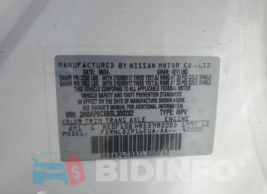 3N8AP6CB8SL300282 Photo# 13