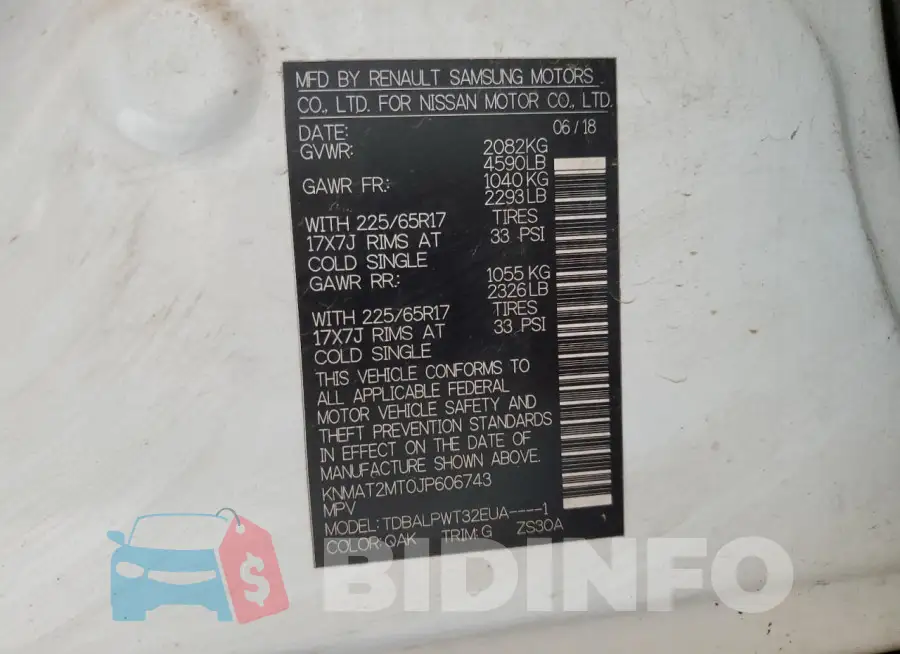 KNMAT2MT0JP606743 Photo# 13