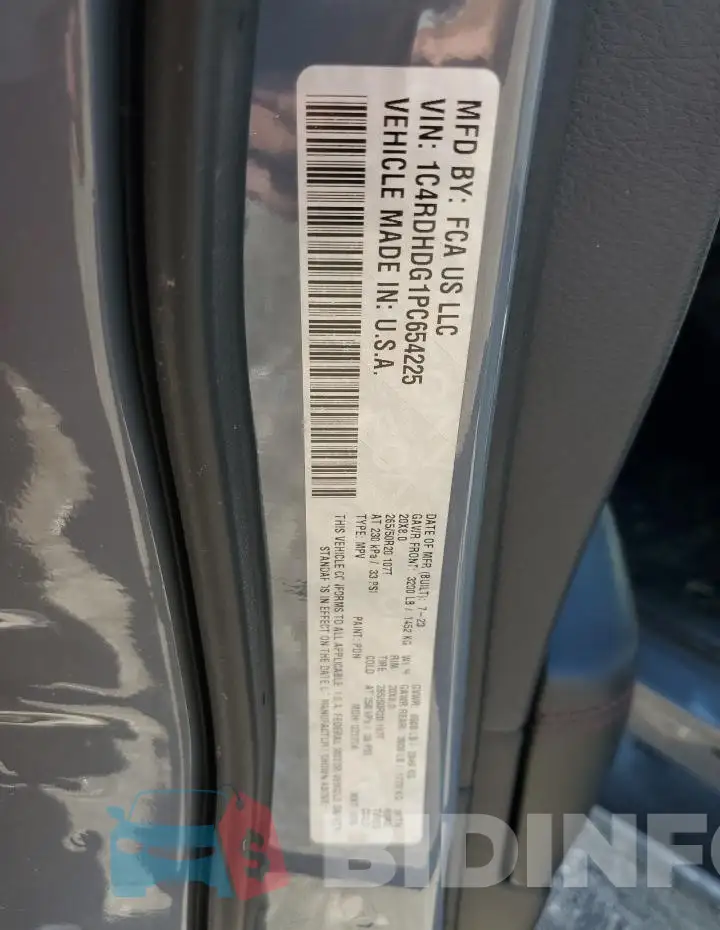 1C4RDHDG1PC654225 Photo# 12