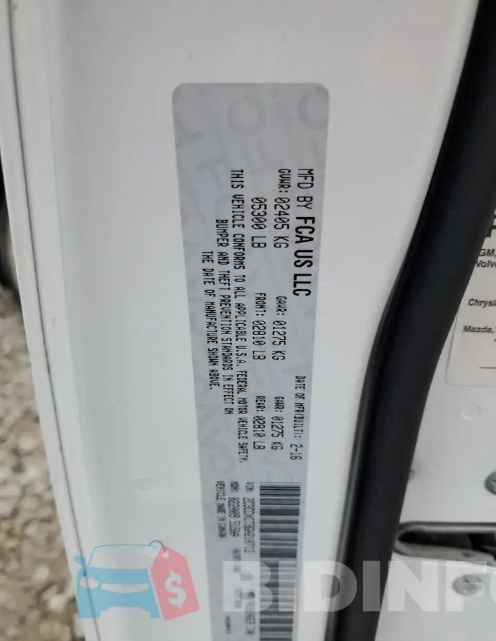 2C3CDXCT8GH210713 Photo# 12