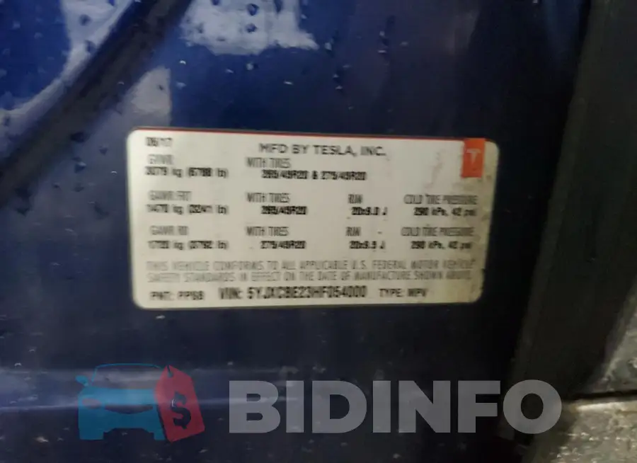 5YJXCBE23HF054000 Photo# 12