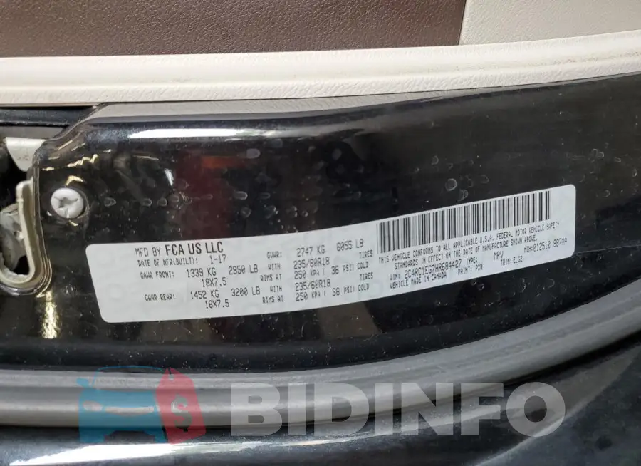 2C4RC1EG7HR684427 Photo# 13