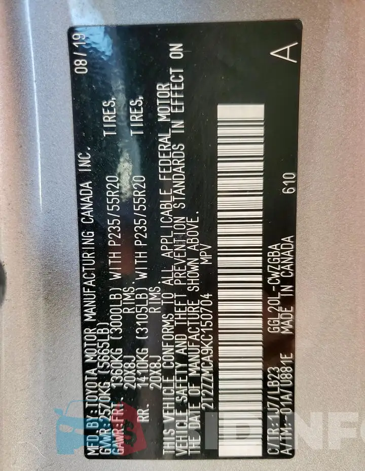 2T2ZZMCA9KC150704 Photo# 14