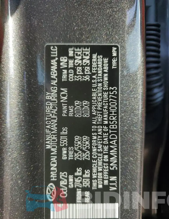 5NMMADTB5RH007753 Photo# 13