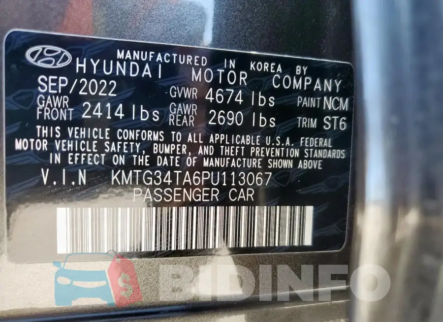 KMTG34TA6PU113067 Photo# 13