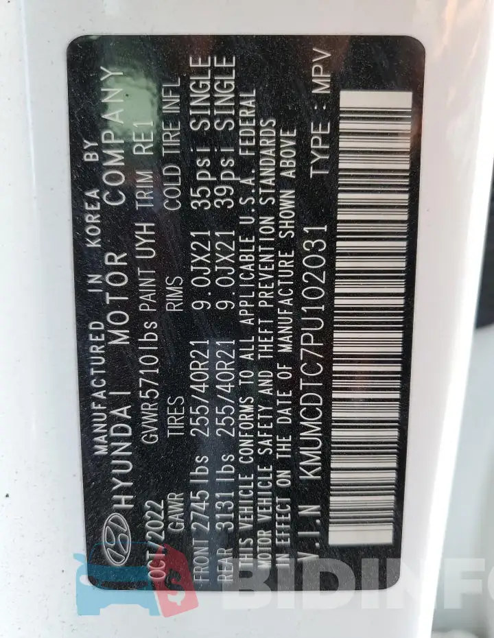 KMUMCDTC7PU102031 Photo# 12